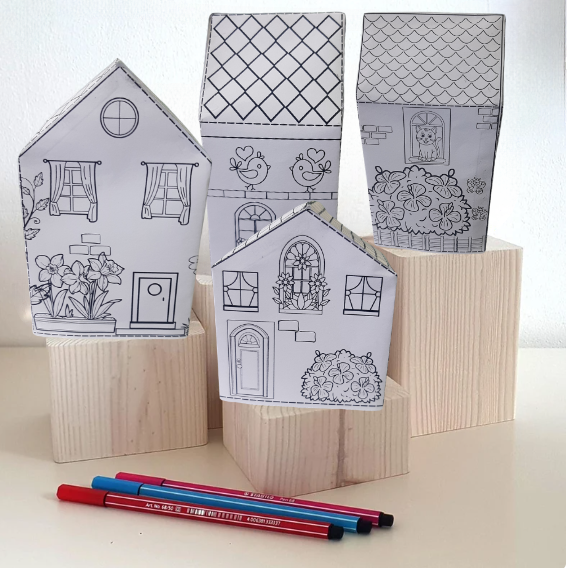 Paper Houses Printable
